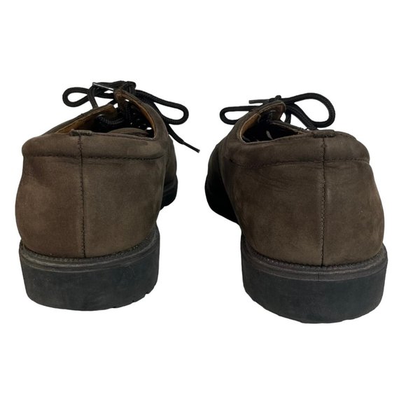Claybrooke Mens Suede Leather Lace Up Shoes Brown Size 10 M - Picture 6 of 9